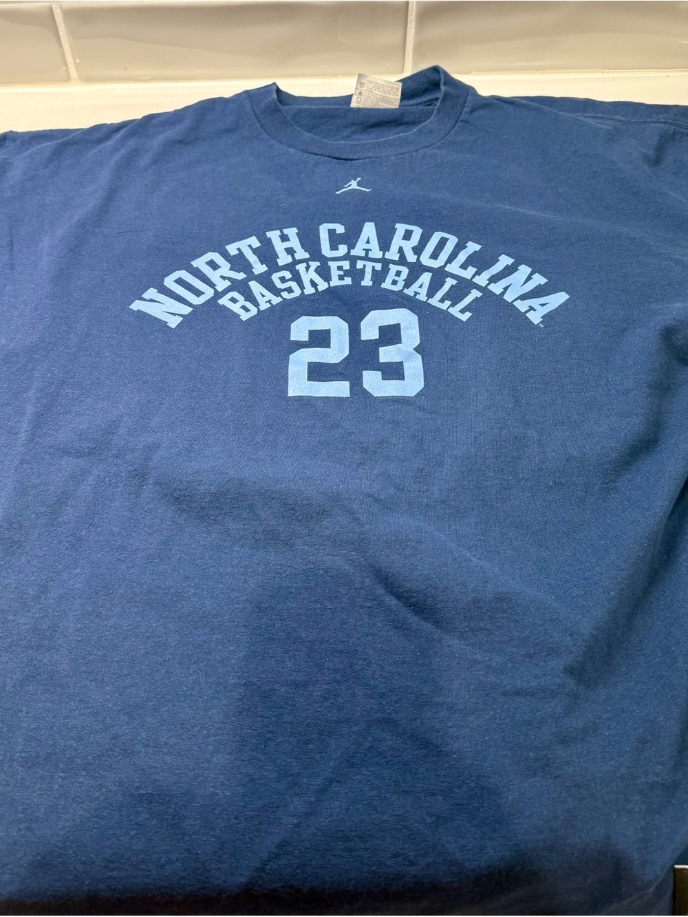 Jordan North Carolina Basketball 23 Navy T-Shirt